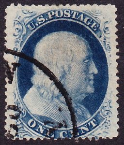 Scott 24, Used, 1c Franklin
