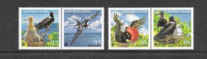 BIRDS - CHRISTMAS  ISLAND #487-8  MNH