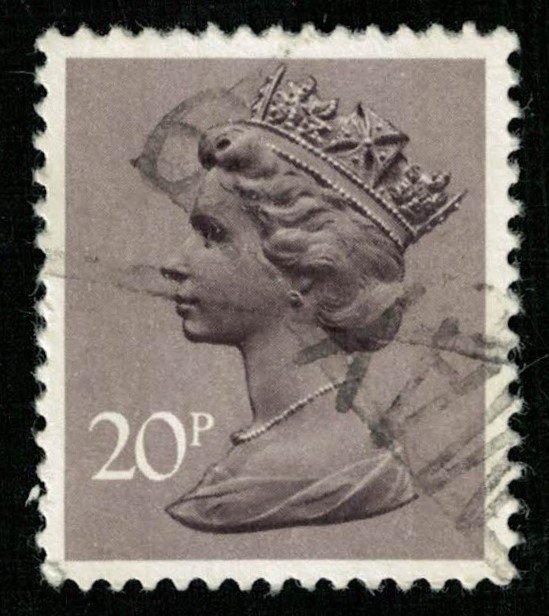 20P Queen Great Britain (T-4780)