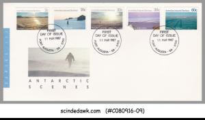 AUSTRALIAN ANTARCTIC TERRITORY- 1987 BEAUTIFUL SCENES 5V FDC