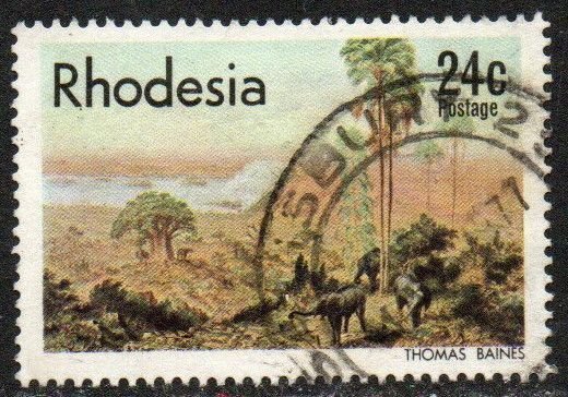 Rhodesia Sc #386 Used