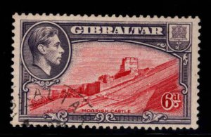 Gibraltar Scott 113 Used 1942 Moorish Castle stamp