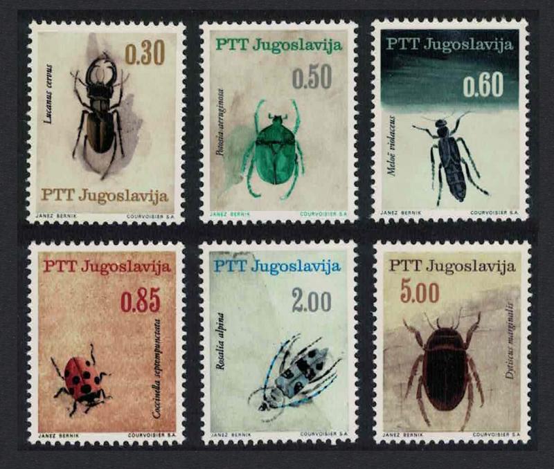 Yugoslavia Insects 6v SG#1206-1211