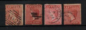 Antigua QV 1d fine used unchecked collection WS25487