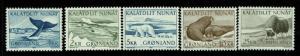 Greenland SC# 71-75, Mint Hinged, 72 Hinge Remnant, 75 horizontal crease - S5199