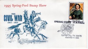 THE CIVIL WAR 1861-1865 - SPRING CITY, PA  1995  FDC17869