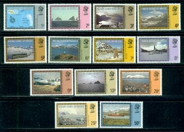 Falkland Islands Dependencies #1L38-1L50 1984 MNH CV$16