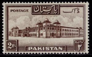 PAKISTAN GVI SG39, 2r chocolate, M MINT. Cat £20.