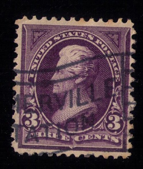 US Sc #268 Used W/Fancy Station Cancellation Very Fine