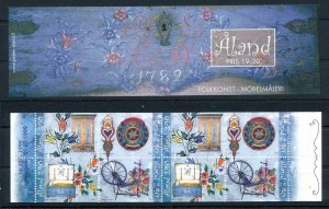 [58613] Aland 1999 Folk Art Furniture Decoration Booklet MNH