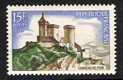 France #891 Foix Chateau NH 1958 Cat. $ .40