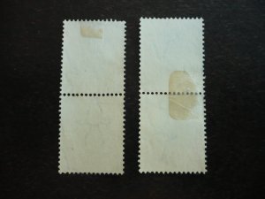 Stamps - South Africa - Scott# 48, 61 - Used Pairs of 2 Stamps
