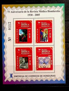 HONDURAS Sc C1195 NH SOUVENIR SHEET OF 2005 - MEDICINE