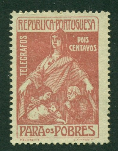 Portugal 1915 Type PT2 (Telegraph) MNG SCV(2020)=$5.00