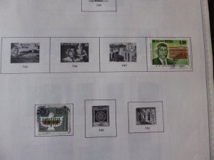 Sri Lanka 1973-1989 Stamp Collection on Album Pages