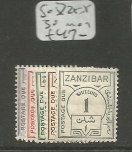 Zanzibar SG D25-8, 30 MOG (3cul) 