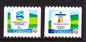 2307A-B 2009 Vancouver Olympics SA Coils MNH