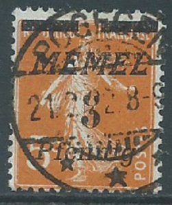 Memel, Sc #50, 5pf on 5c, Used