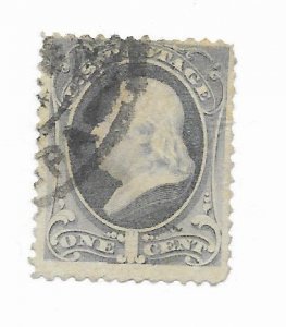 USA #156 Thin - Stamp - CAT VALUE $6.00