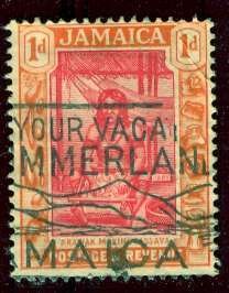 Jamaica; 1922: Sc. # 89: O/Used Single Stamp