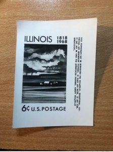 USA USA USPS - Photo Proof Publicity Essay Kodak Illinois 1818 1968-
