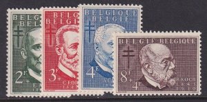 Belgium, Scott B551-B554, MNH