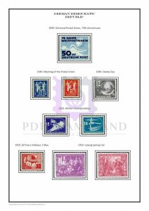 Germany 1872-2021 (18 albums) PDF STAMP ALBUM PAGES