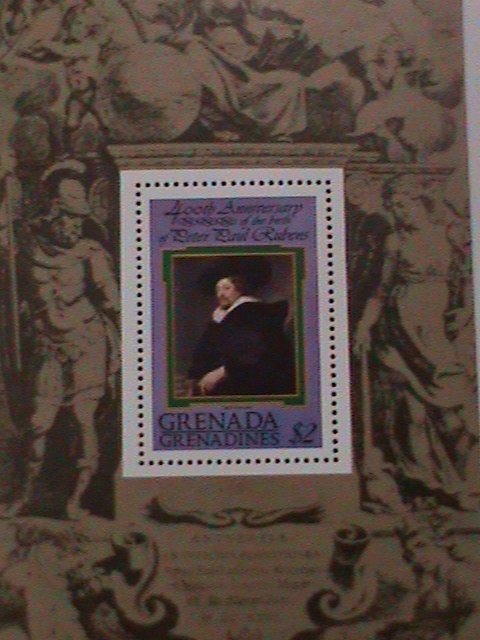 GRENADA:- 400TH ANNIV: PERTER PAUL RUBENS: THE PAINTER MNH S/S SHEET.