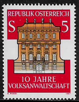 Austria #1403 MNH Stamp - Ombudsmen's Office