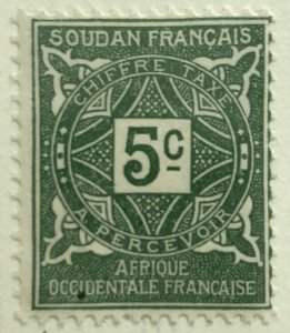 AlexStamps FRENCH SUDAN #J11 FINE Mint 