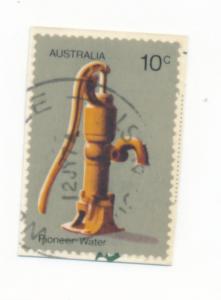 Australia 1972  Scott 533 used - 10c, Pioneer life, Water pump