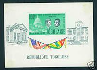 Togo Scott 437a President Kennedy Sheet CV$6