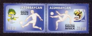 Azerbaijan Sc# 925 MNH FIFA World Cup Soccer 2010