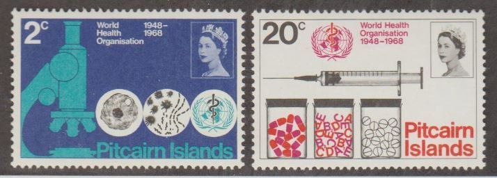 Pitcairn Islands Scott #95-96 Stamps - Mint NH Set