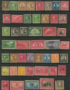 Nice Mint and Unused Early 1900s US Collection