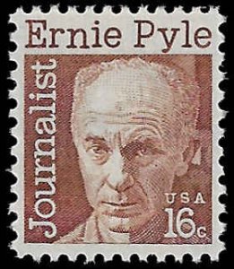 U.S. #1398 Unused VLH; 16c Ernie Pyle (1971)