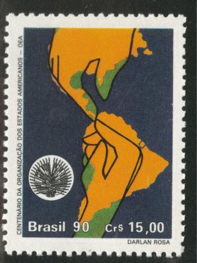Brazil Scott 2294 MNH** 1990 OAS stamp