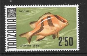 TANZANIA SG154 1967 2s50 FISH MNH