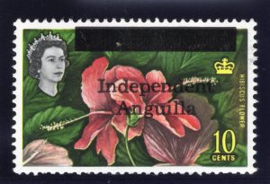 Anguilla 1967 QEII 10c multicoloured superb MNH. SG 8. Sc 8.