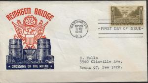 US  934   FDC   ARMY CACHET CRAFT CACHET
