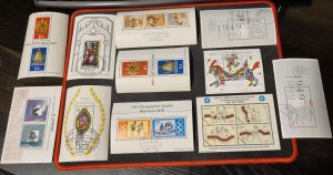 collection of sheets germany and bundenpost. #1014