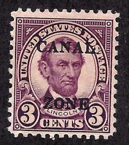 Canal Zone 102 Mint,OG,VLH... SCV $4.25