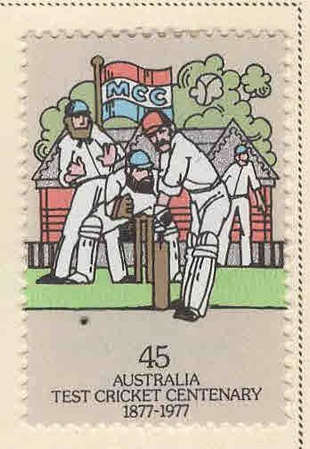 AUSTRALIA Scott 666 Cricket stamp MH*