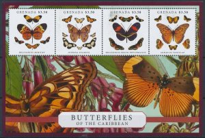 [108982] Grenada 2013 Insects butterflies papillons Mini sheet MNH