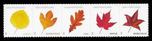 PCBstamps  US #5966/5970a Strip $2.80(5x{56c})Vibrant Leaves, MNH, (10)
