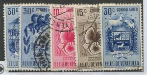 VENEZUELA #C476, C486, C501, C502, C512 USED