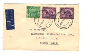 New Zealand 1947 Commercial Cover to Australia