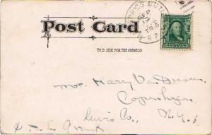 United States U.S. R.P.O.'s Mas. Sp'gs. & Utica 1906 102-X-1  PC.