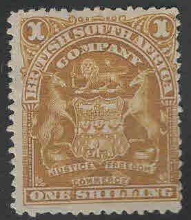 Rhodesia Scott 66 MH* coat of arms stamp