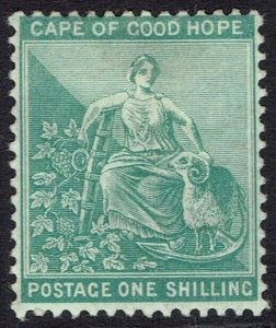 CAPE OF GOOD HOPE 1893 HOPE SEATED 1/- WMK ANCHOR